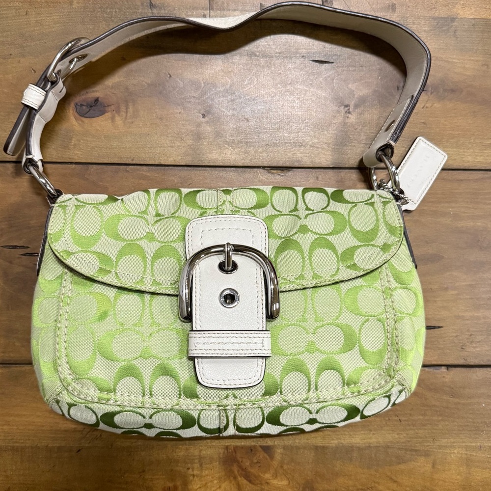 Coach Green Soho Shoulder Bag